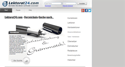 Desktop Screenshot of lektorat24.com