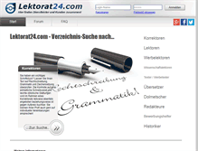 Tablet Screenshot of lektorat24.com